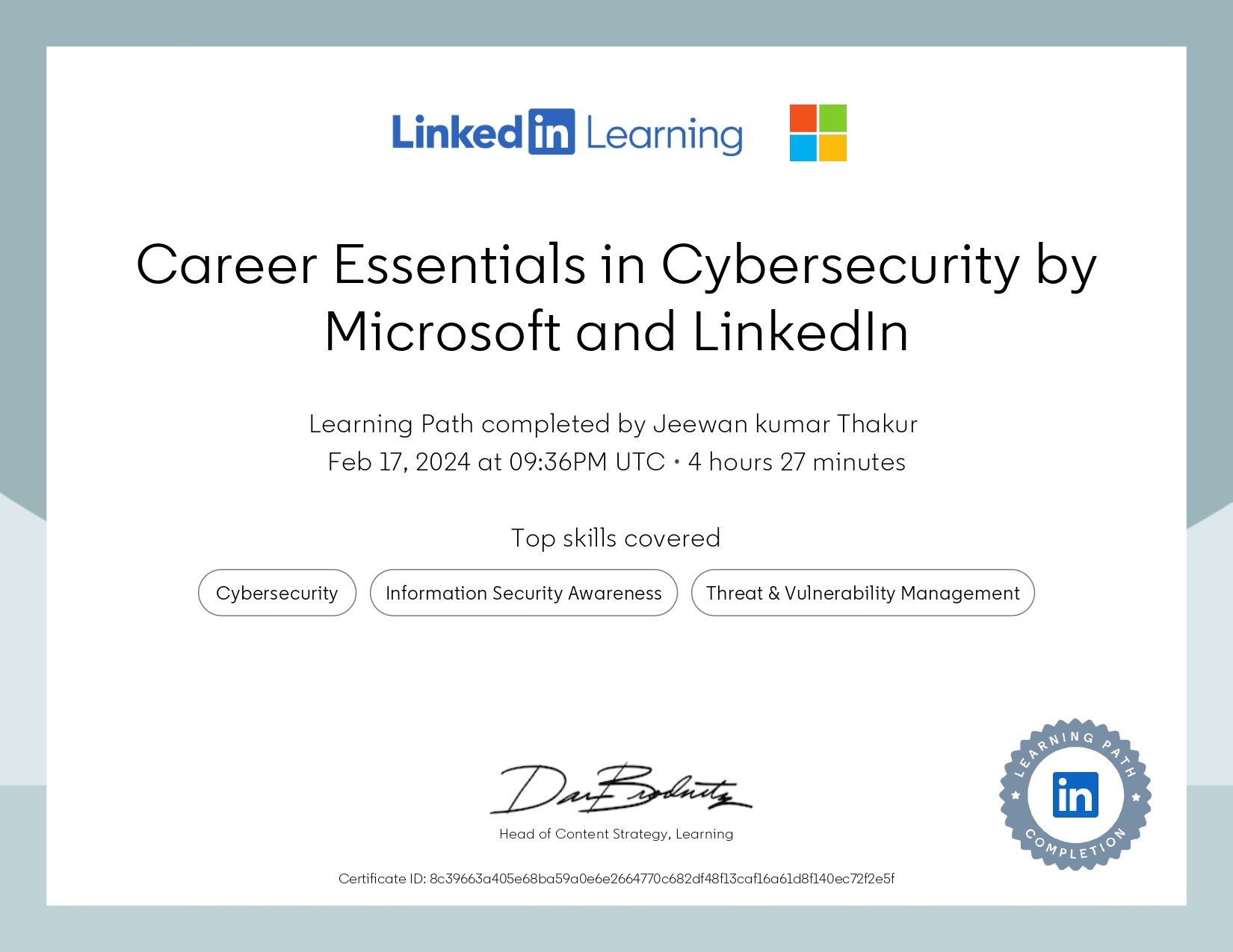 Certificate 4 Image